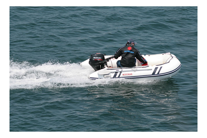 лодка надувная ПВХ Suzumar DS290AL, белая, пол алюминиевый