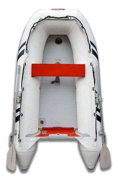 лодка надувная ПВХ Suzumar DS265KIB, белая, пол надувной высокого давления