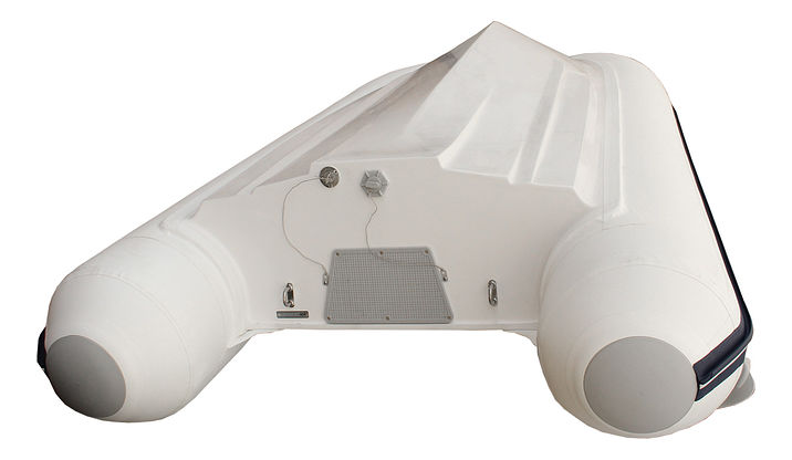 лодка надувная ПВХ Suzumar DS310RIB FD, белая, дно пластиковое