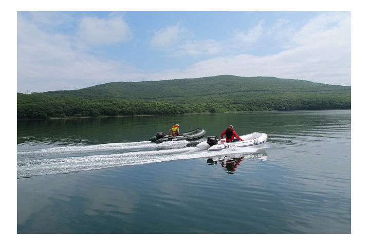 лодка надувная ПВХ Suzumar DS390AL, белая, пол алюминиевый