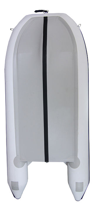 лодка надувная ПВХ Suzumar DS390AL, белая, пол алюминиевый