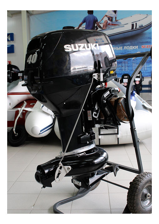 мотор лодочный Suzuki DT40WRS JET с водомётной насадкой
